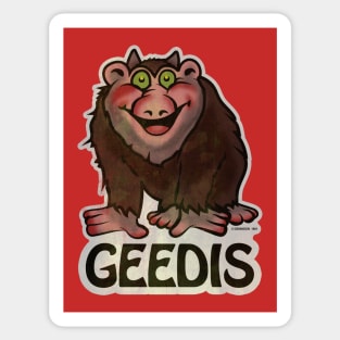 Geedis from The Land of TA Sticker